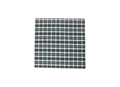 BEAMS Tartan Check Handkerchief "White"