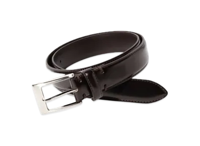 BEAMS Soft Glass Leather Belt "Choco"