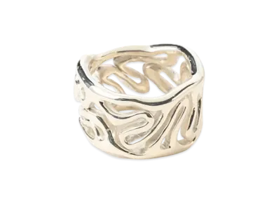 BEAMS FUTURE ARCHIVE x Octi Root Signet Ring "Silver"