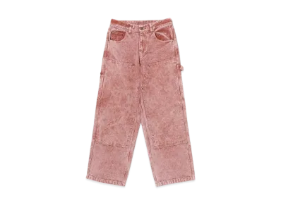 BEAMS FUTURE ARCHIVE Boro Double Knee Work Pant "Pink"