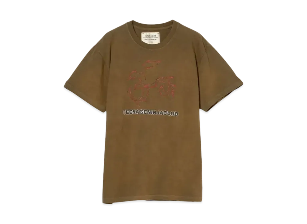 BEAMS FUTURE ARCHIVE Exclusive TeenageninjaclubNinja T-Shirts "Khaki"