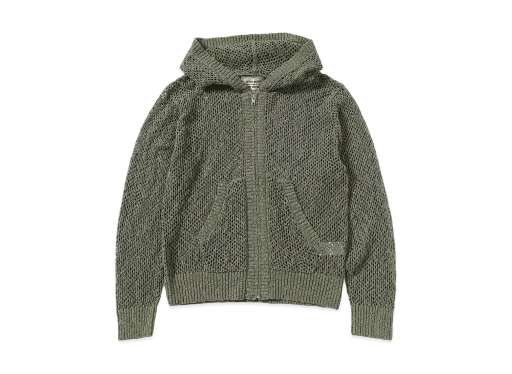 BEAMS FUTURE ARCHIVE Net Mesh Parka "Khaki"