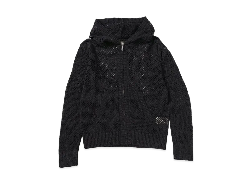 BEAMS FUTURE ARCHIVE Net Mesh Parka "Black"