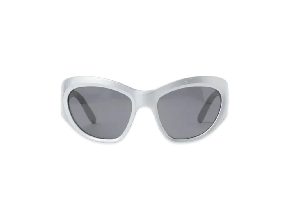 BEAMS FUTURE ARCHIVE Big Square Eye Wear "Silver"