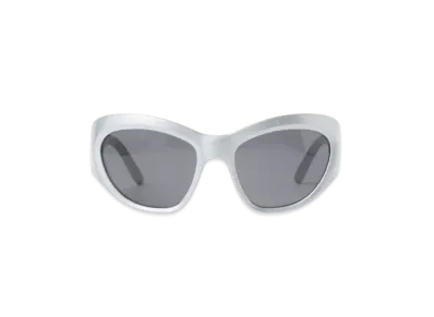 BEAMS FUTURE ARCHIVE Big Square Eye Wear "Silver"