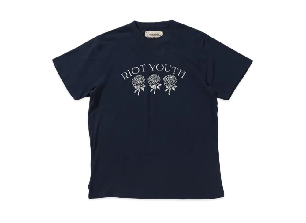 BEAMS FUTURE ARCHIVE TCR Print Tee "Navy"