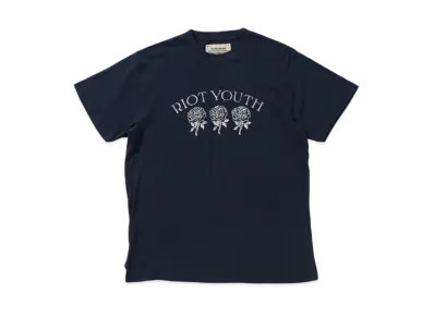 BEAMS FUTURE ARCHIVE TCR Print Tee "Navy"