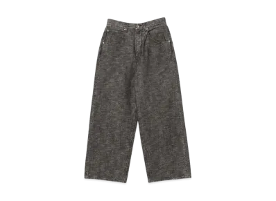 BEAMS FUTURE ARCHIVE Buggy Slab Denim Pants "Black"