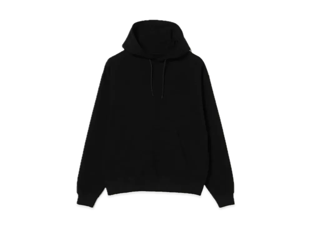 BEAMS Suvin Cotton Hoodie "Black"