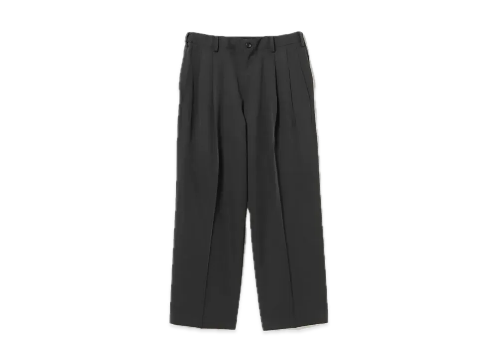 BEAMS Wool Gabardine Slacks "Sumikuro"