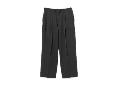 BEAMS Wool Gabardine Slacks "Sumikuro"