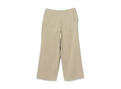 BEAMS Wide Chino Pants "Sand"