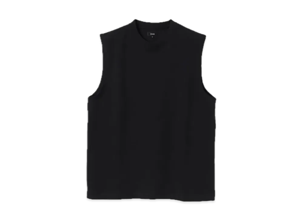 BEAMS Sleeveless Cut And Sew "Black"