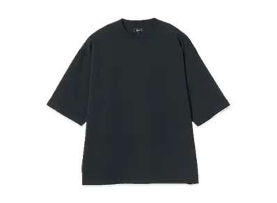 BEAMS Loose Mercerized T-Shirt "Black"
