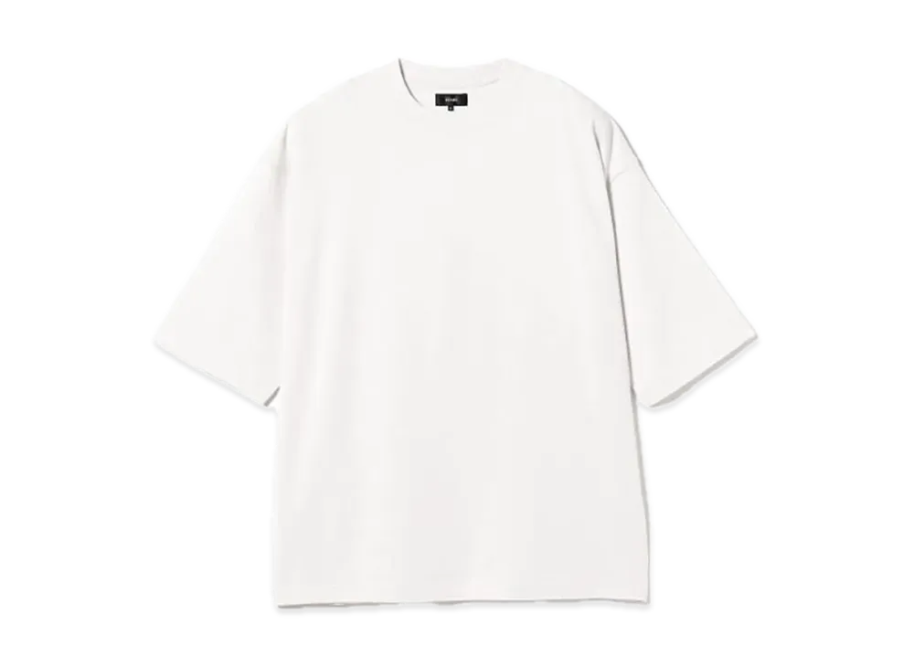 BEAMS Loose Mercerized T-Shirt "Oyster"