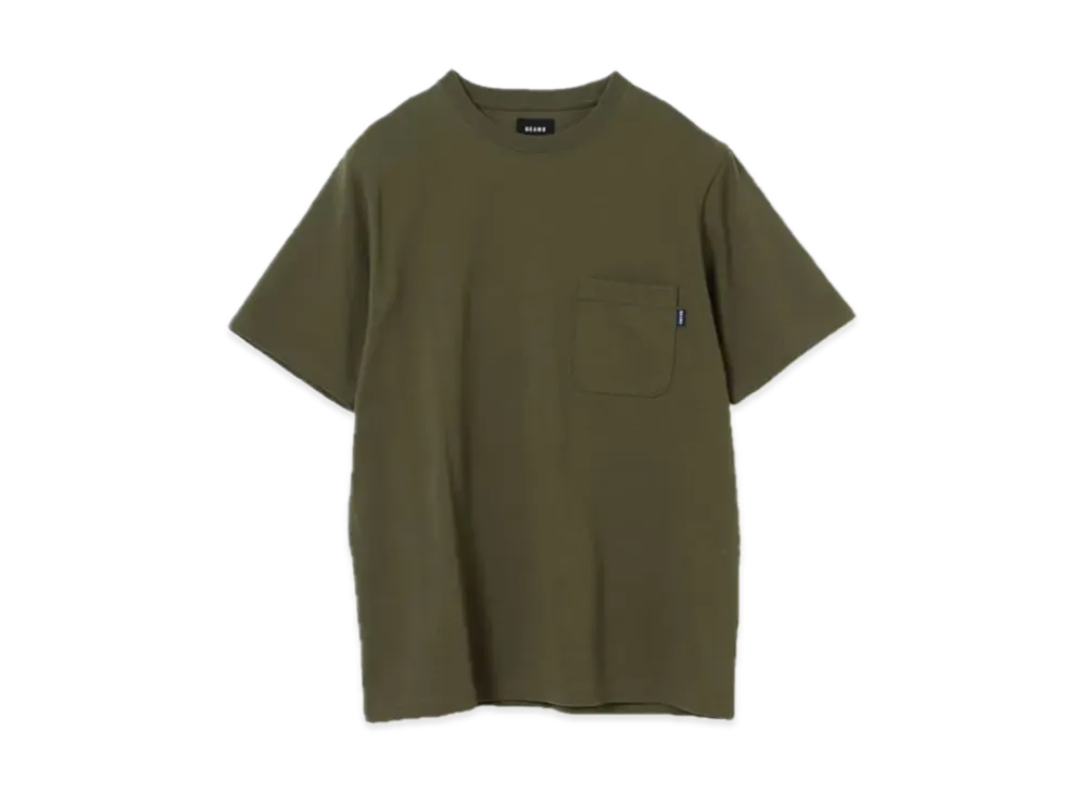 BEAMS Heavyweight Pocket T-Shirt "Olive"