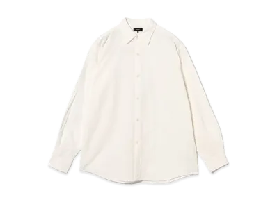 BEAMS Relaxed Fit Crazy Dobby Shirt "White"