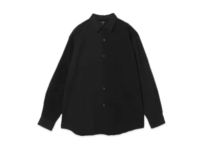 BEAMS Relaxed Fit Crazy Dobby Shirt "Black"