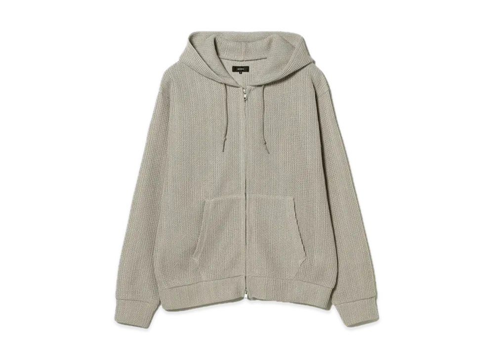 BEAMS Mesh Hoodie "Silver"