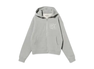 BEAMS FUTURE ARCHIVE Emblem Zip Hoodie "Gray"