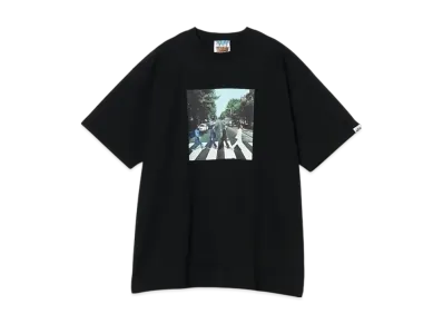 BEAMS City Country City / The Beatles Cotton T-Shirt "Black"