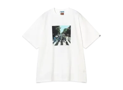 BEAMS City Country City / The Beatles Cotton T-Shirt "White"