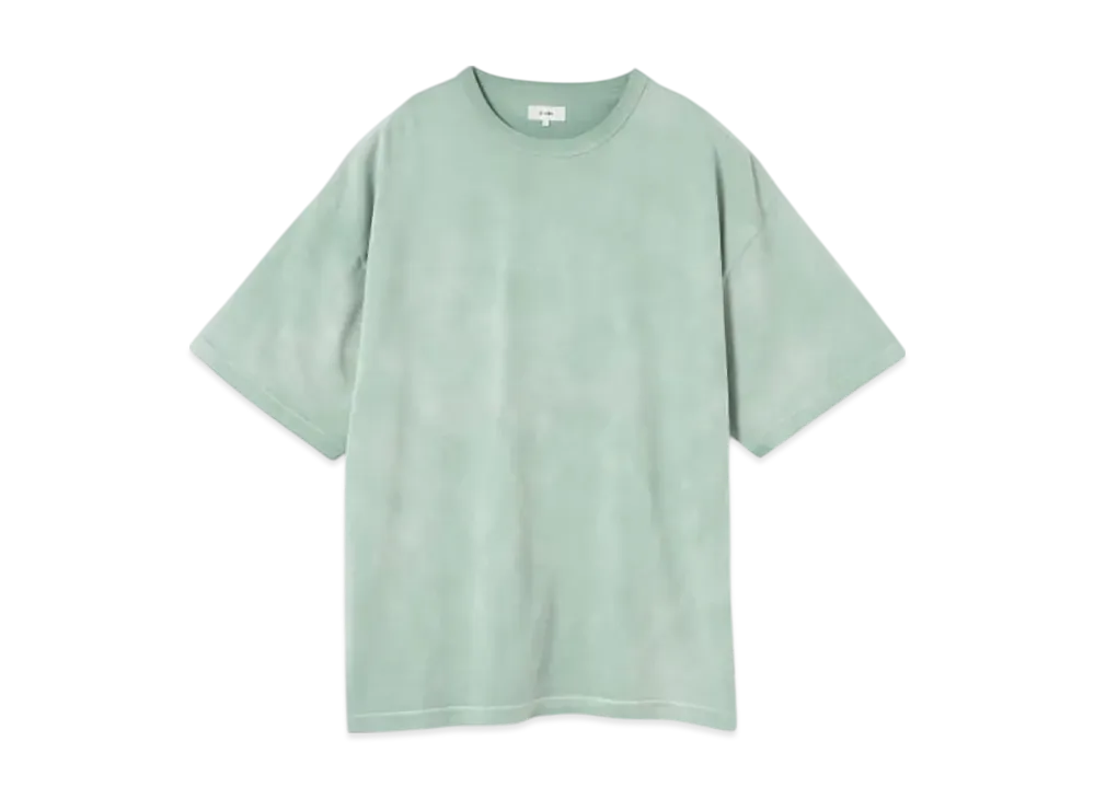 BEAMS Loose Fade Crew Neck T-Shirt "MintGreen"