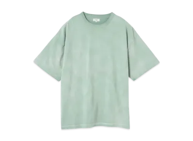 BEAMS Loose Fade Crew Neck T-Shirt "MintGreen"