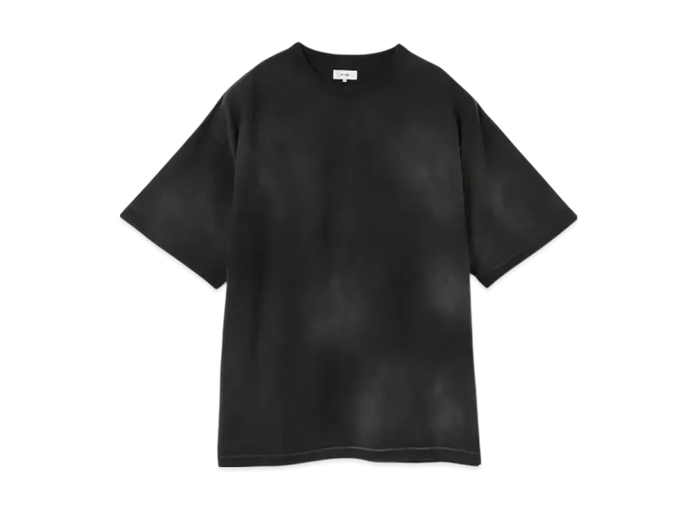 BEAMS Loose Fade Crew Neck T-Shirt "Black"