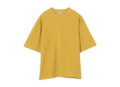 BEAMS Stitched Loose T-Shirt "Yellow"