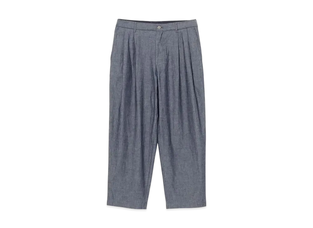 BEAMS Dungarees 2 Pleat Slacks "Blue"
