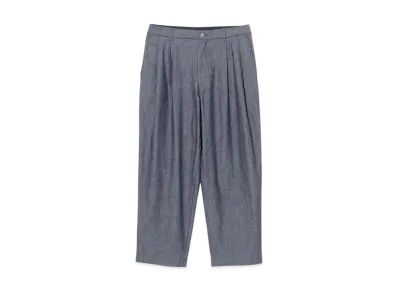 BEAMS Dungarees 2 Pleat Slacks "Blue"