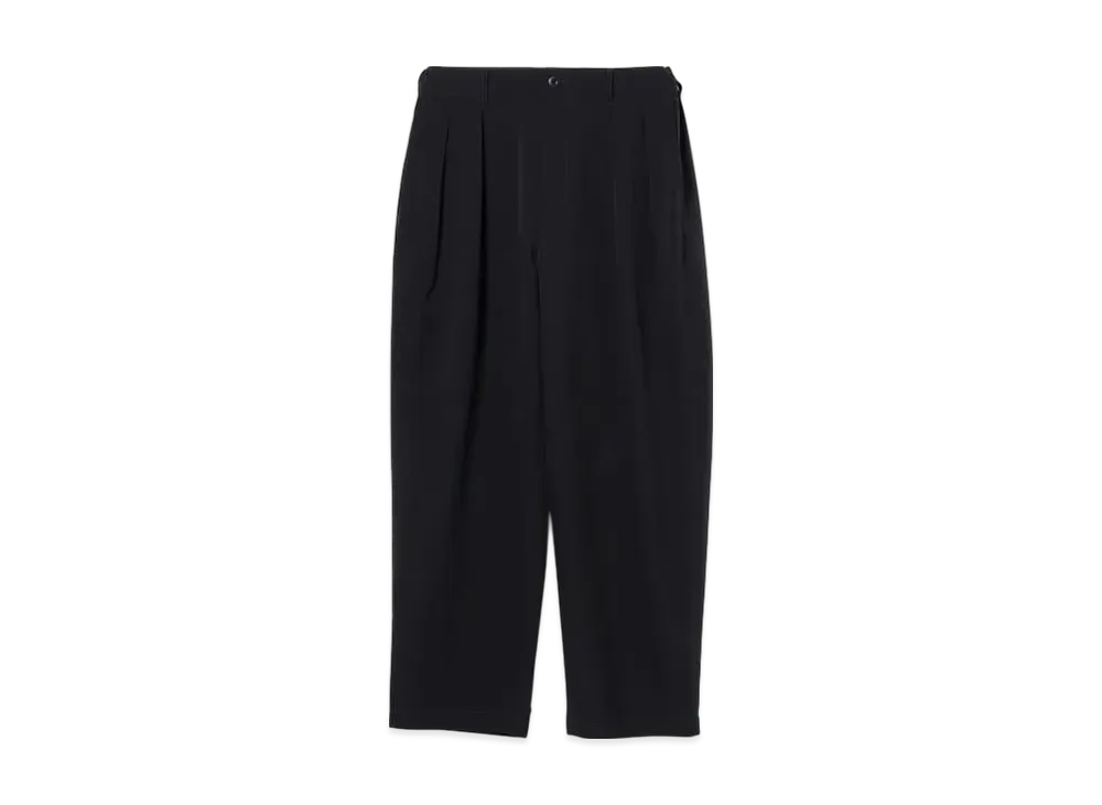 BEAMS Cooldots 2 Pleat Tapered Slacks "Navy"