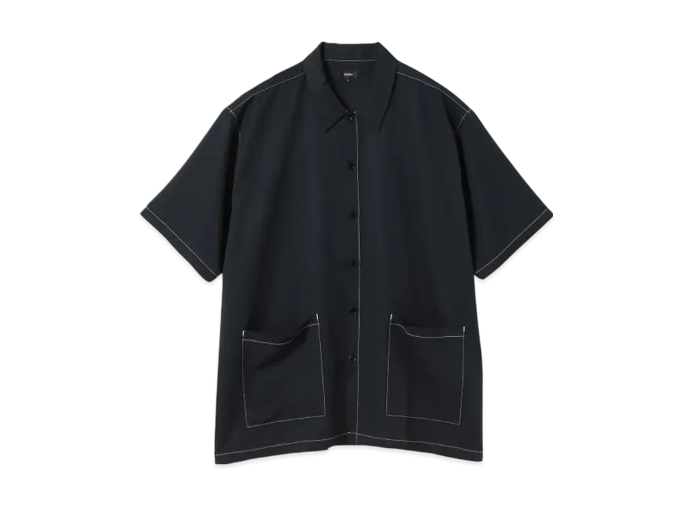 BEAMS Stitch Easy Shirt "Black"