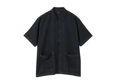 BEAMS Stitch Easy Shirt "Black"