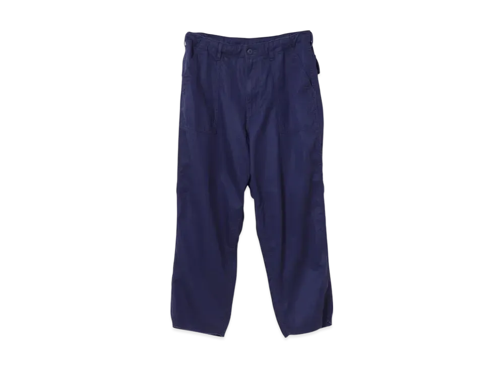 BEAMS Cut-Off Baker Ankle Pants "Navy"