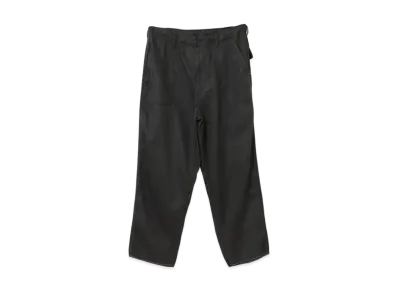 BEAMS Cut-Off Baker Ankle Pants "Black"
