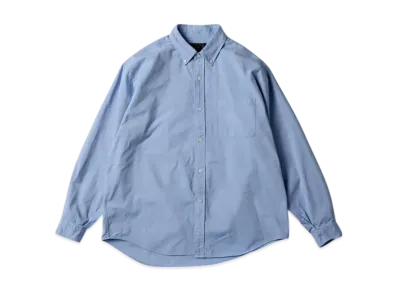 BEAMS Suvin Cotton Oxford B.D. Shirt "Blue"