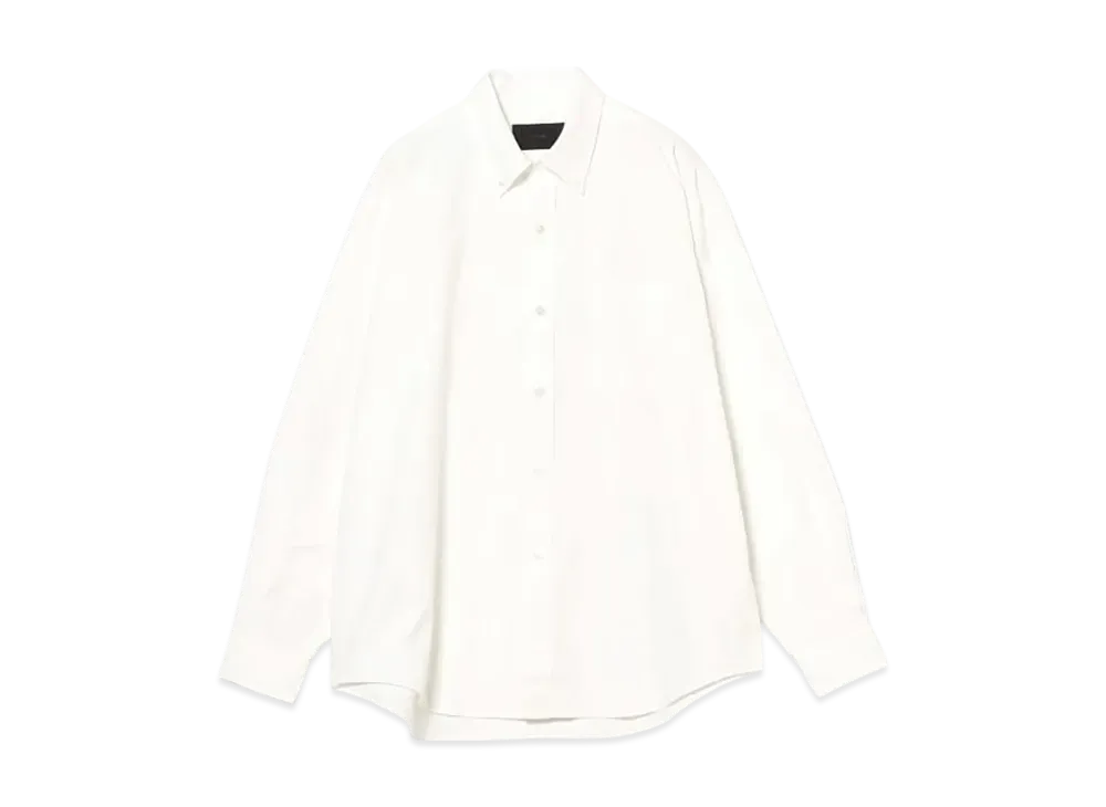 BEAMS Suvin Cotton Oxford B.D. Shirt "White"