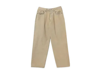 BEAMS Wide Fit Denim Pants "Beige"