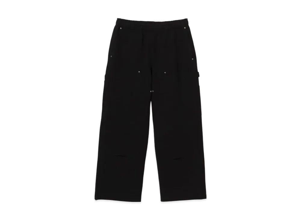 BEAMS Double Knee Sweatpants "Black"