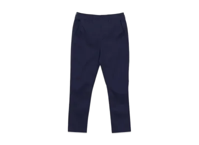 BEAMS Cotton Pique Stretch Tapered Pants "Navy"