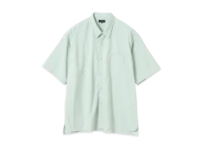 BEAMS Solid Easy Half Sleeve Shirt "SeaGreen"