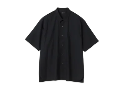 BEAMS Solid Easy Half Sleeve Shirt "Black"
