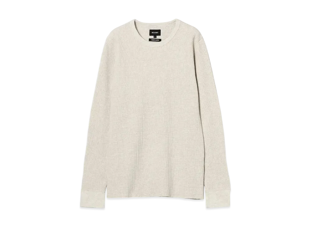 BEAMS Thermal Cut And Sew "Oatmeal"