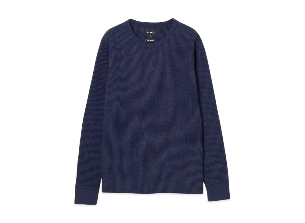 BEAMS Thermal Cut And Sew "Navy"