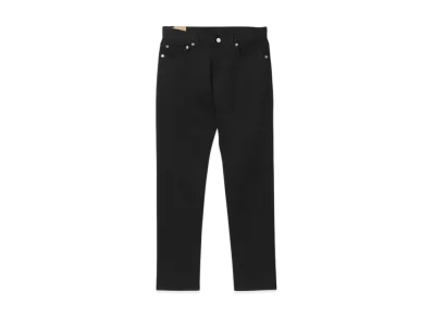 BEAMS Basic Stretch Denim Pants "Black"