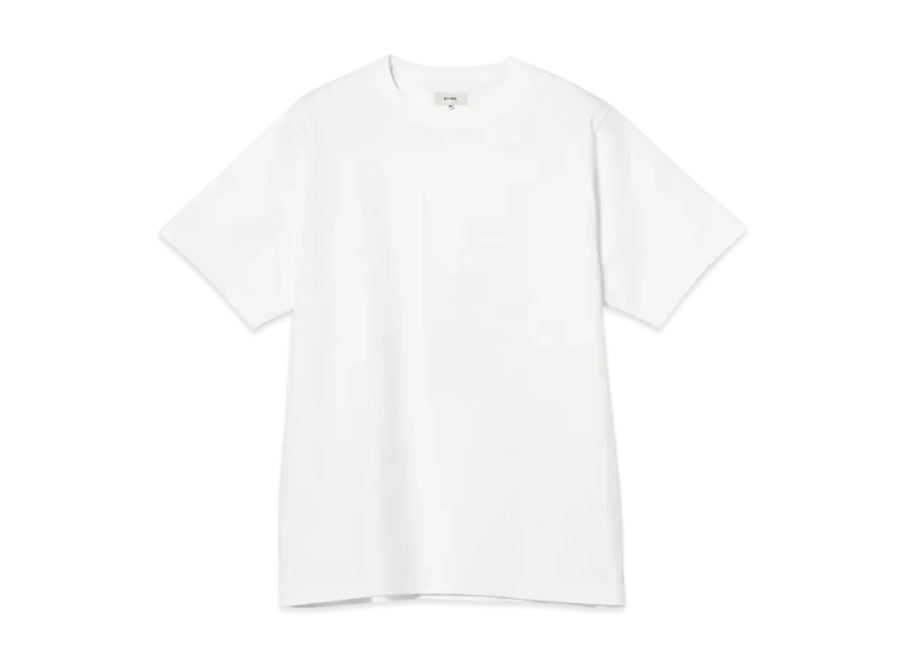 BEAMS Plain Crew Neck T-Shirt "White"
