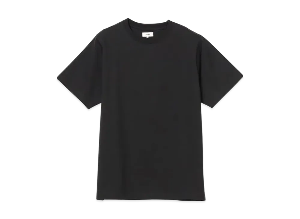 BEAMS Plain Crew Neck T-Shirt "Black"