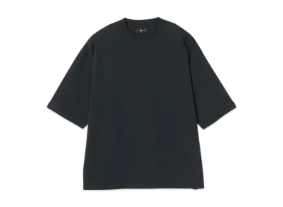 BEAMS Loose Mercerized T-Shirt "Black"